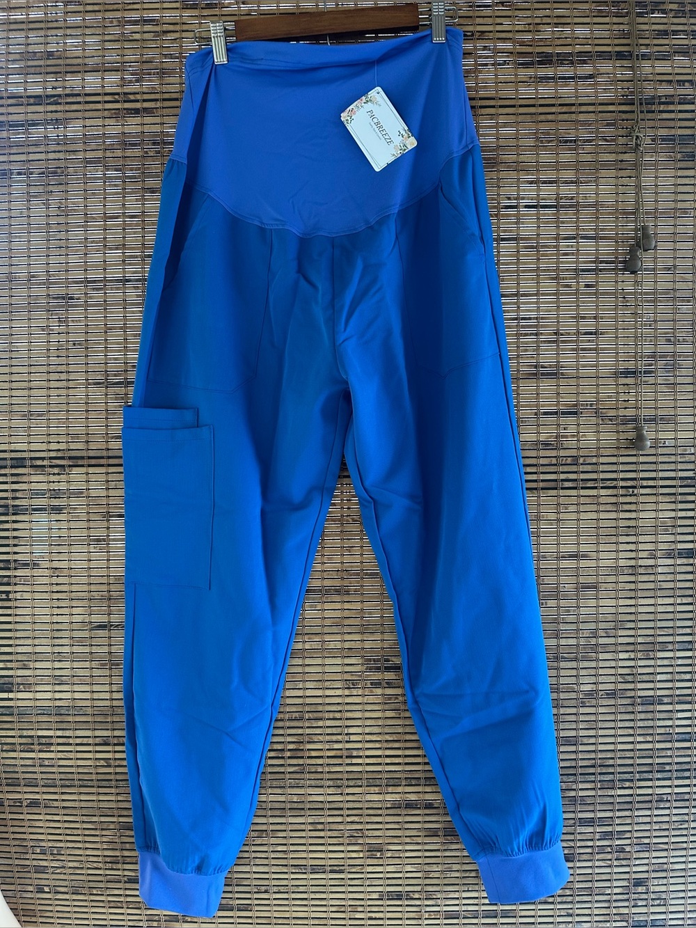 Pacbreeze Royal Blue Athletic Women’s Maternity Jogger Pants or Nurse Pants